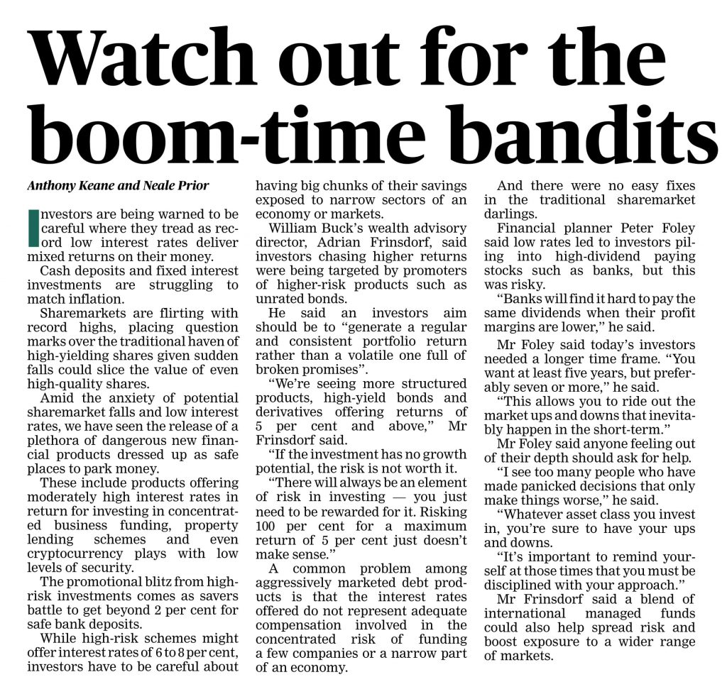 The West Australian Boom Time Bandits